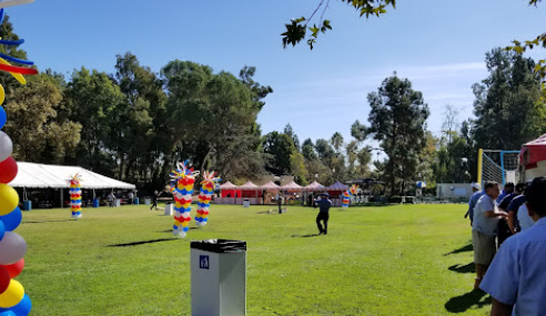 Balloon delivery at Sunset Canyon Recreation Center UCLA outdoor event space, 111 Easton Dr Los Angeles CA