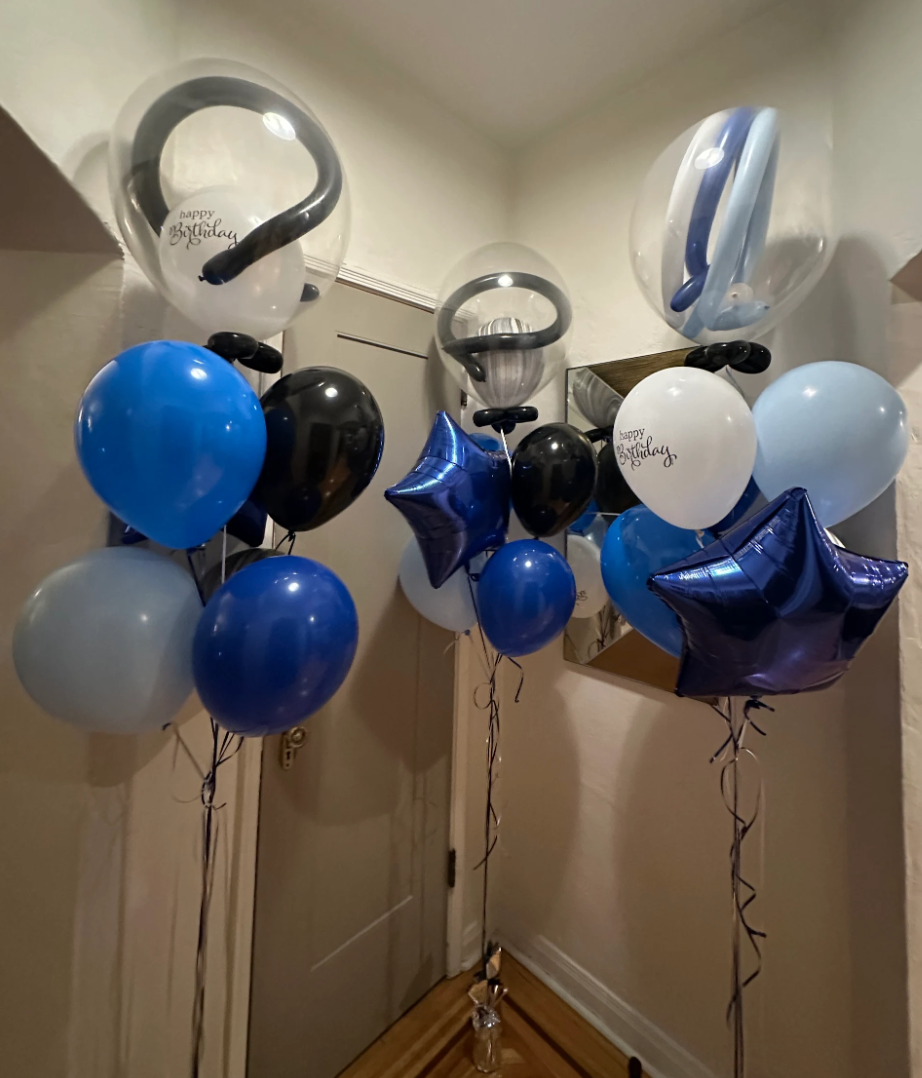there birthday balloon bouquets creative