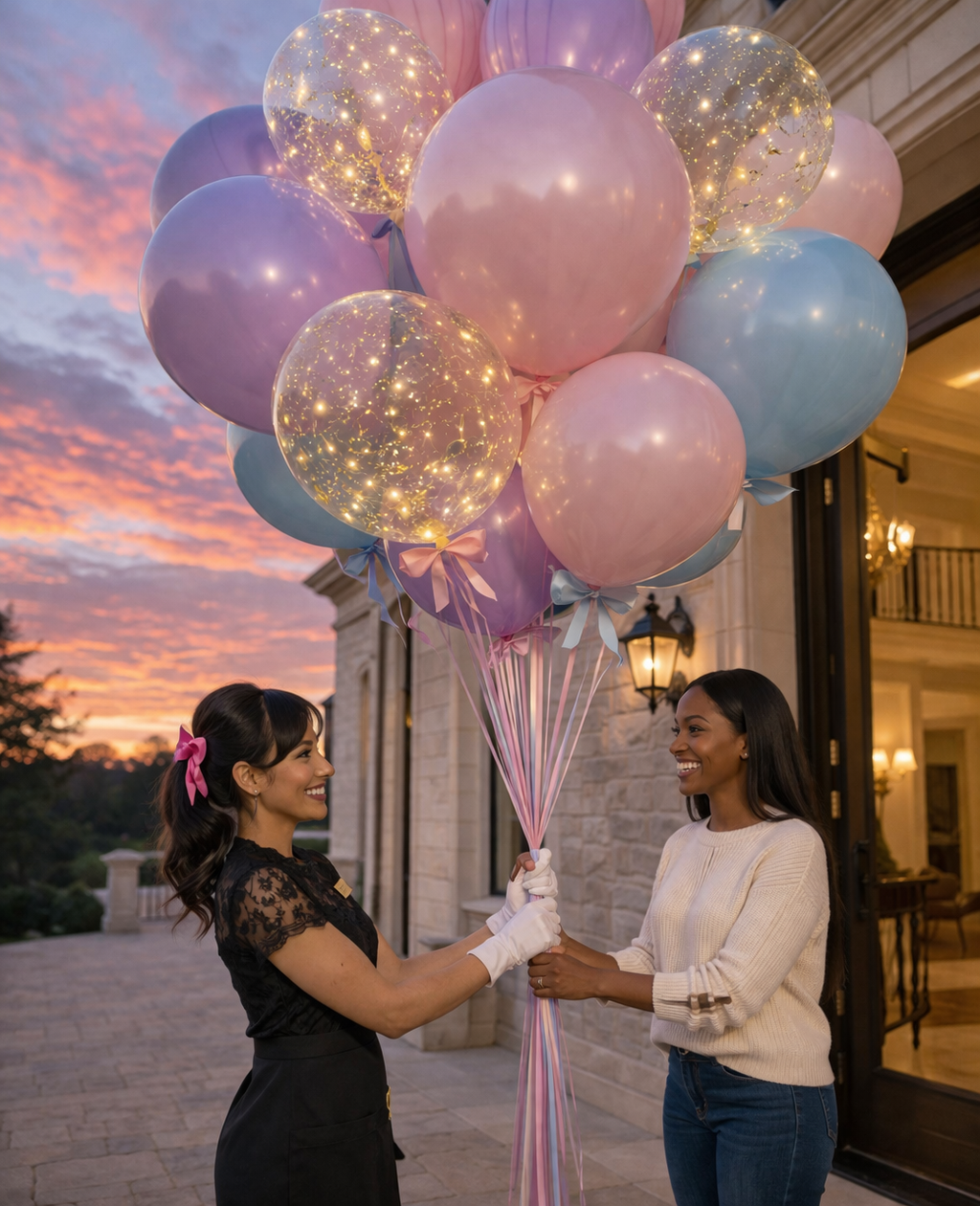 Same-day balloon delivery service Los Angeles