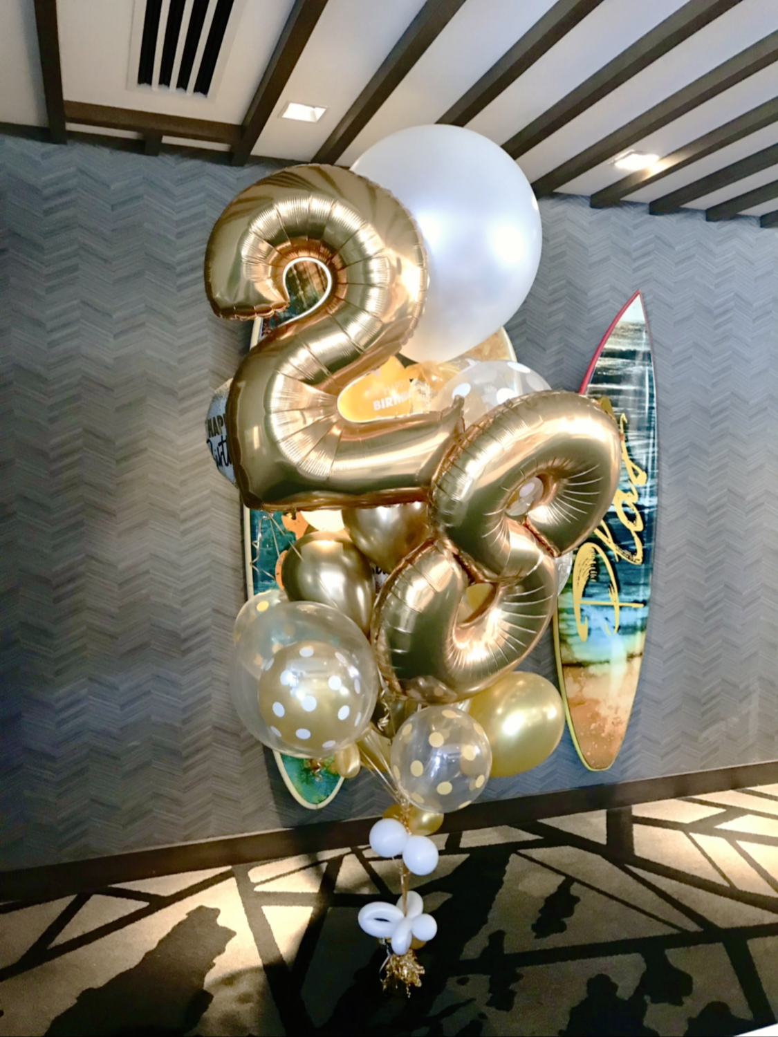 Large Number Letter Bouquet Balloon Concierge Delivery Santa Monica order