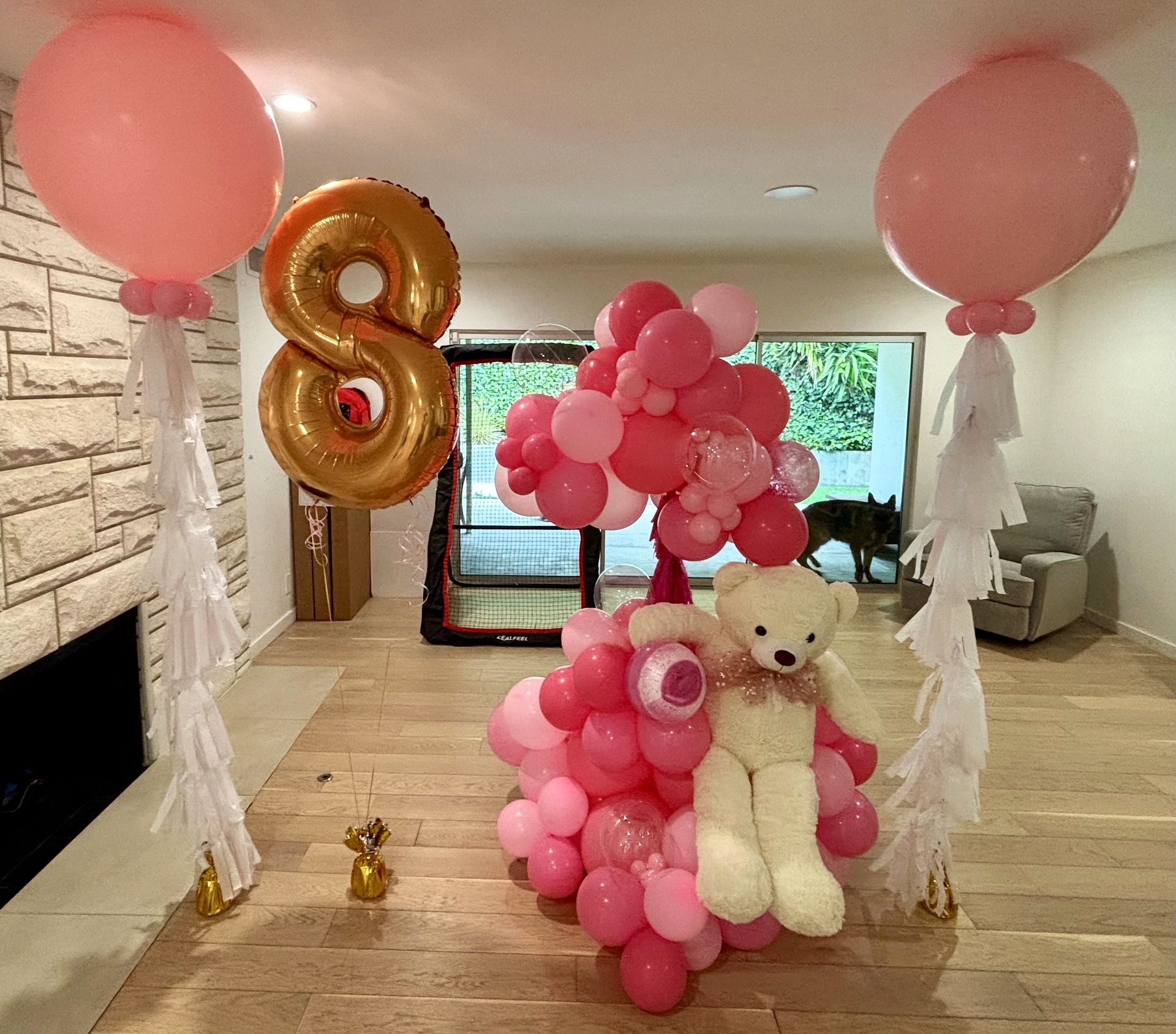 Teddy Bears organic balloon clouds baby showers and kids birthday surprise gifts in 2026. Tassel balloons adult