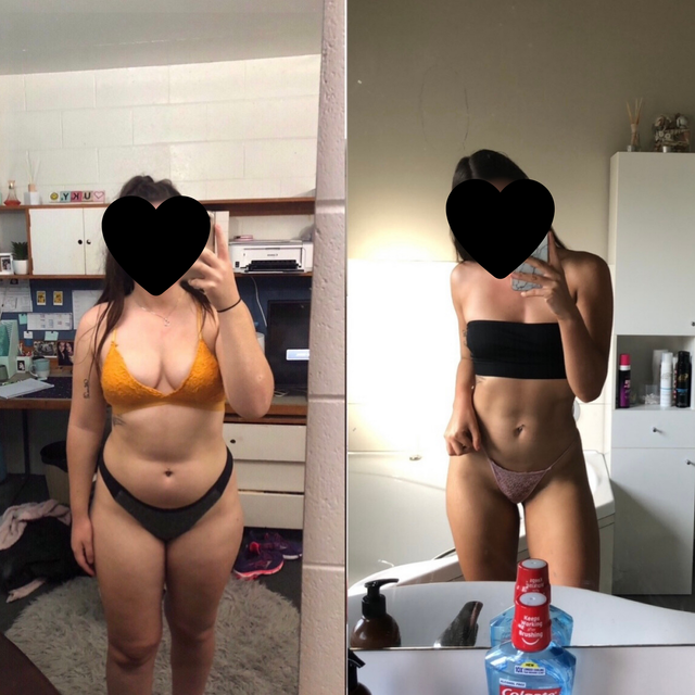 A woman in a bikini is taking a picture of herself in front of a mirror - StrongHer by Kyla Fraser - Personalised workout and meal plans