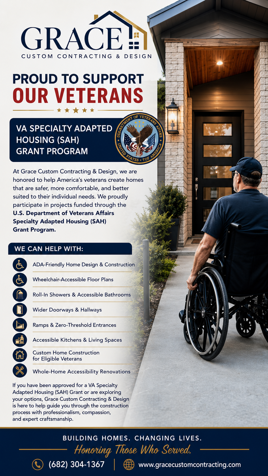 VA specialty adapted home builder.