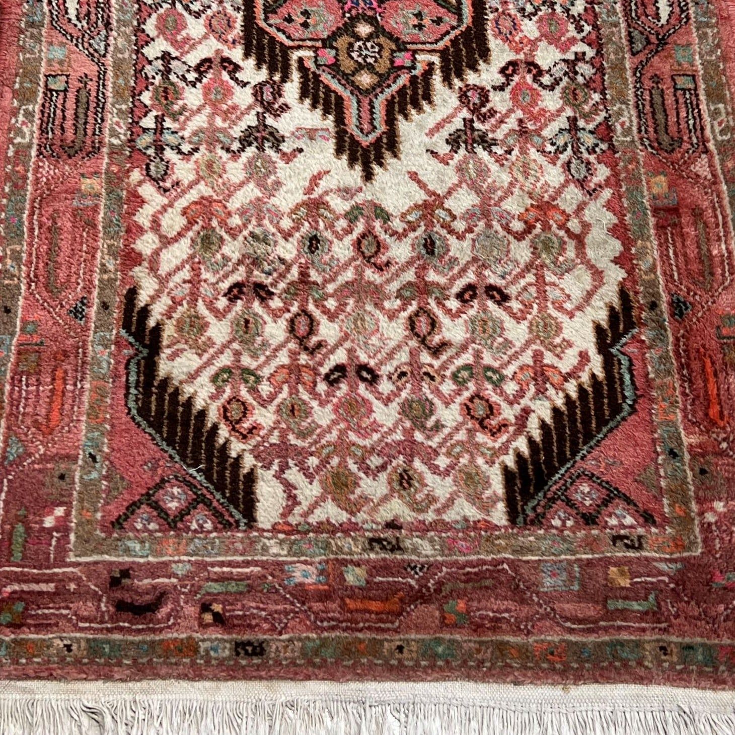 A professionally cleaned wool rug.