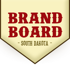 A logo for the brand board in south dakota