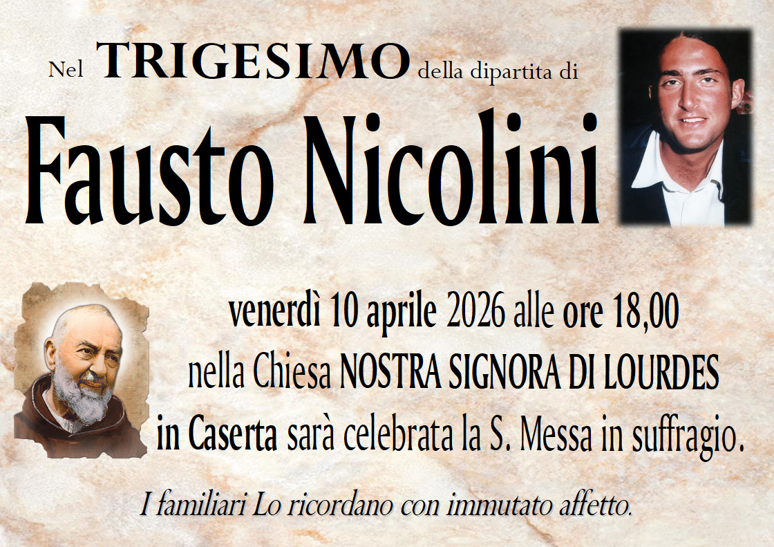 necrologio Fausto Nicolini