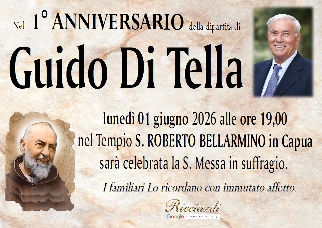 necrologio Guido Di Tella