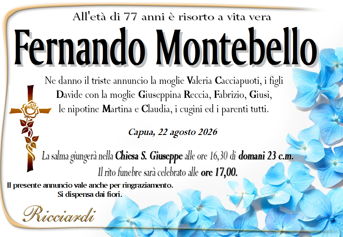 necrologio Fernando Montebello