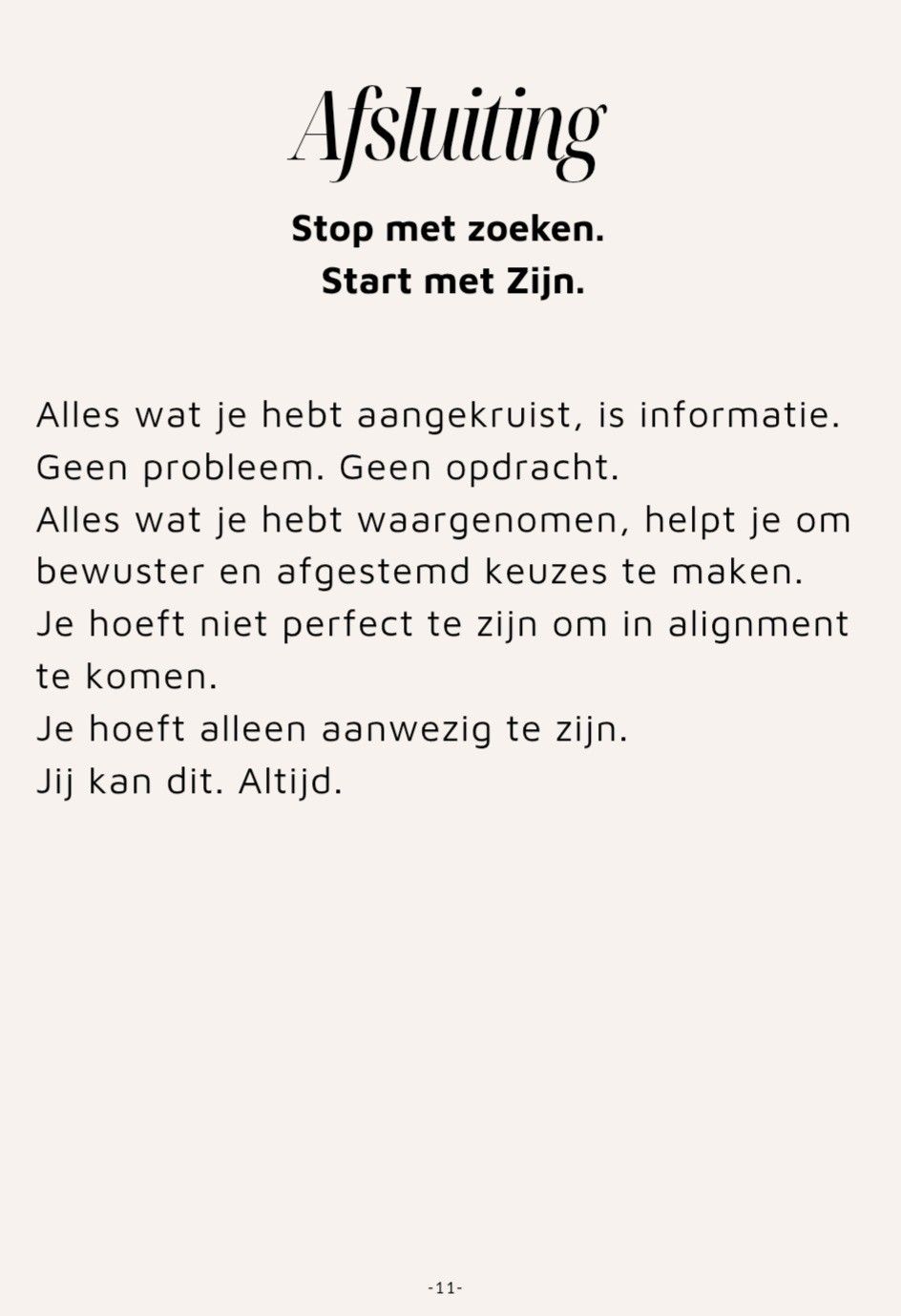 Gratis Soul Alignment Checklist