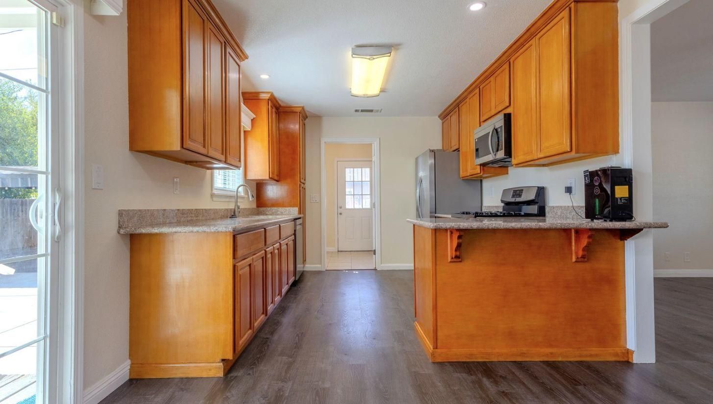 Updated kitchen in a Manteca, CA rental home managed by M&S Property Management