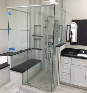 Bathroom Shower Glass — Lomita, CA — Discount Glass & Mirror Co.