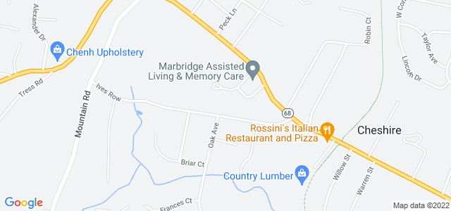 Map of business location