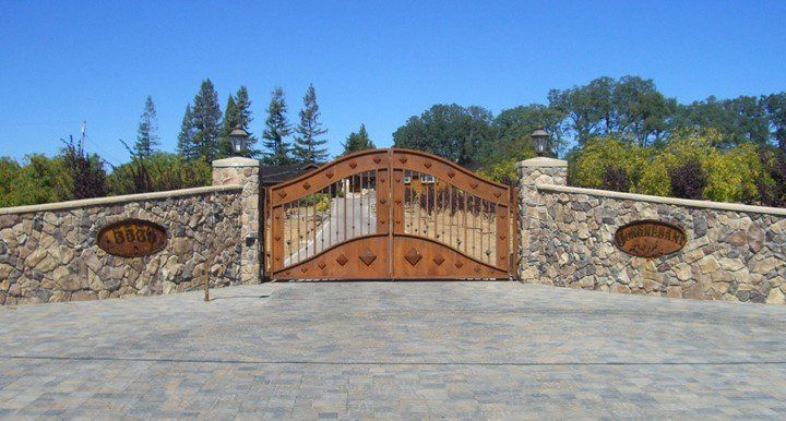 Metal Gate — Lakeport, CA — Davis Fabrication & Ornamental Designs