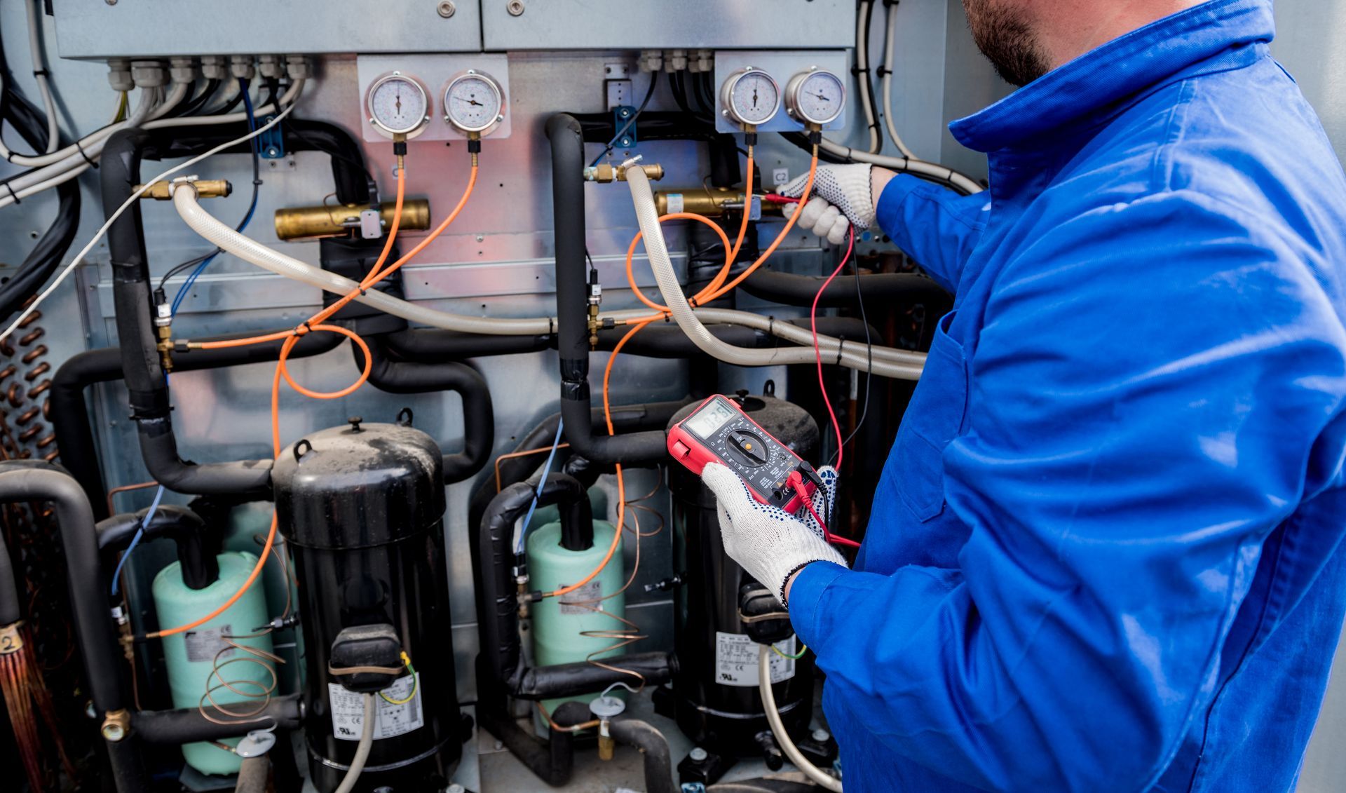 Resistance test of temperature sensors in the cooling supply. Resistance test of temperature sensors in the cooling supply.
