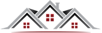 A logo for a company called Red Line Roofing Logo | Trusted Roofing in Dickson, TN.