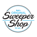 Bob's Original Sweeper Shop logo with black and blue text inside a circular design