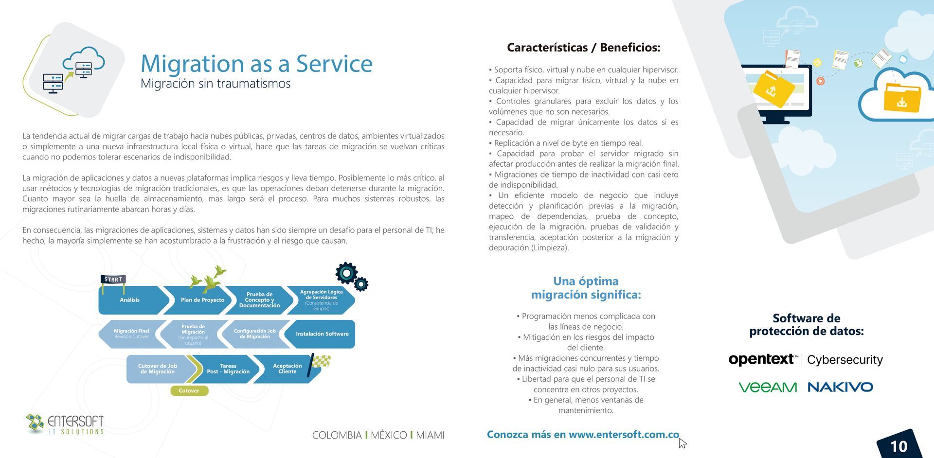migración a AWS
migración a Azure
migración a Google Cloud
migración de on-premise a cloud