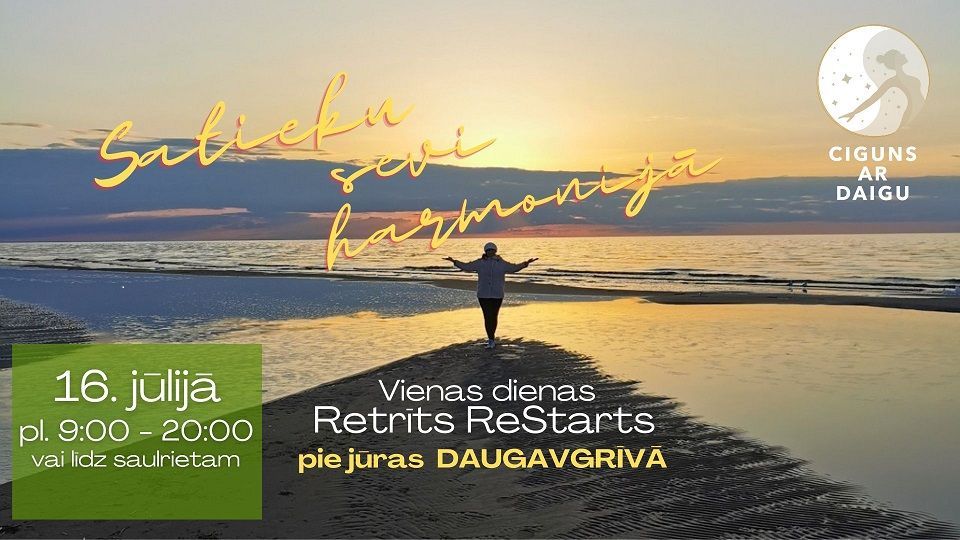 retrīts, restarts, harmonija, pie jūras, cigun, ciguns, taidzi, taidzi ar vēdekli, meditācija, pastaigu meditācija