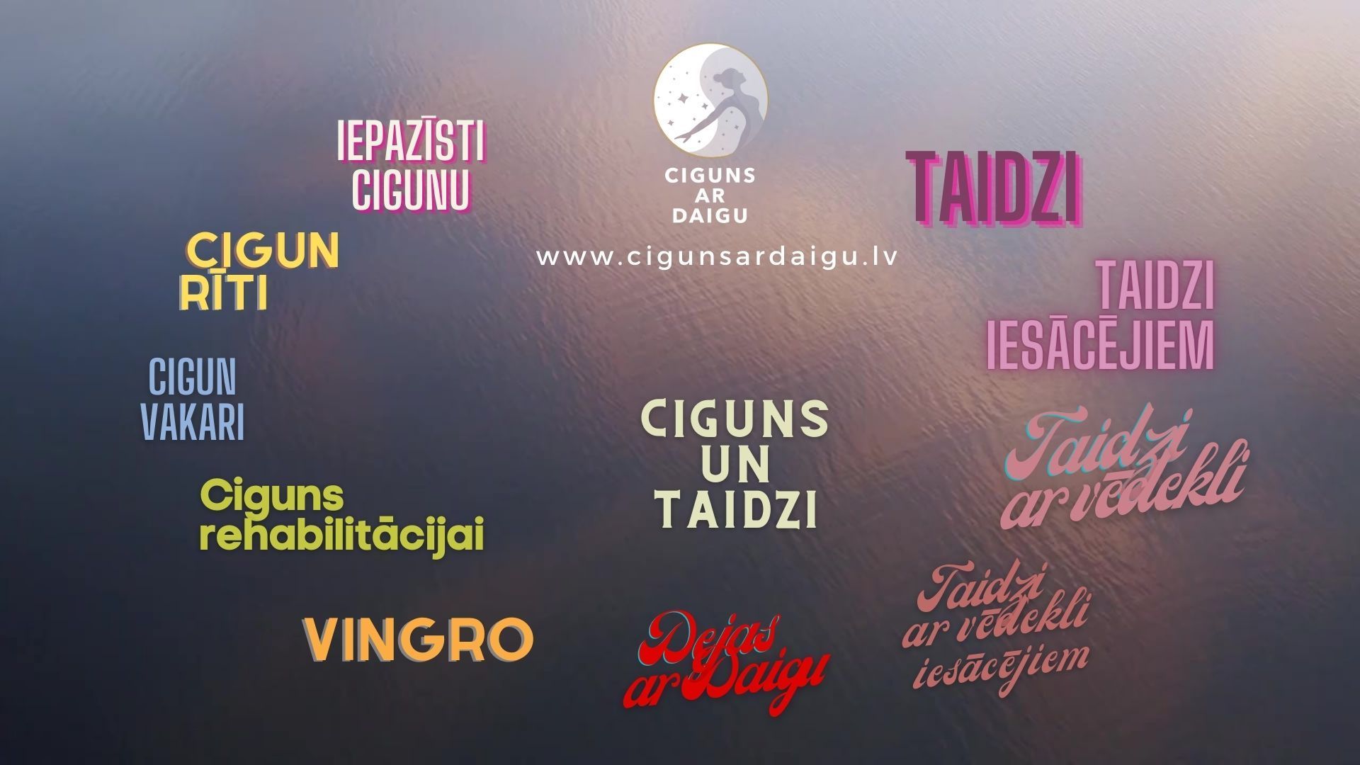 cigun nodarbības, taidzi nodarbības, taidzi ar vēdekli, abonementi mēnesim, online nodarbības,  ci
