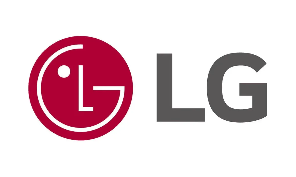The lg logo is red and gray on a white background.