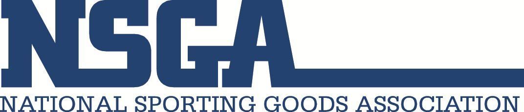 NSGA National Sporting Goods Association logo in blue