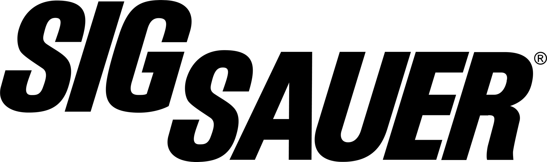 SIG SAUER logo in bold black text on a white background