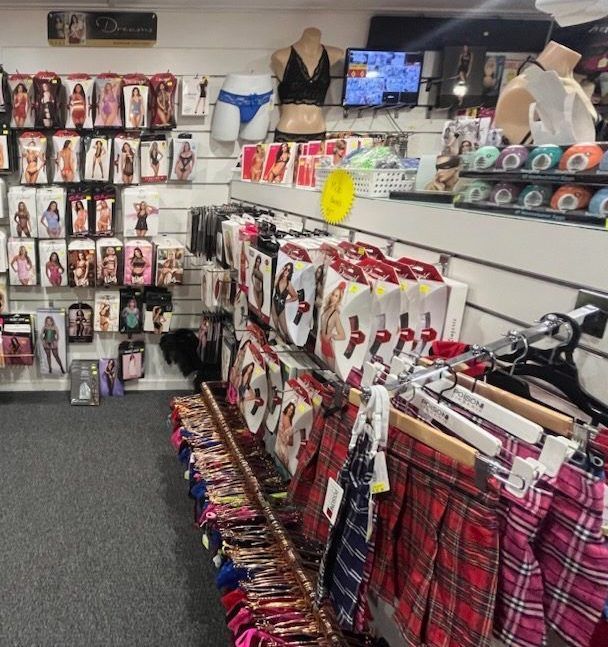 Lingerie Display — Laneway Adult Shop in Cairns City, QLD
