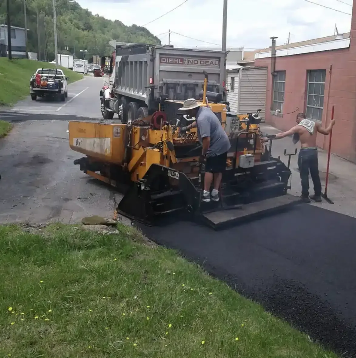 Road Workers — Allentown, PA — Diehl Paving Inc.