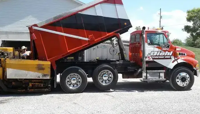 Side Of The Truck — Allentown, PA — Diehl Paving Inc.