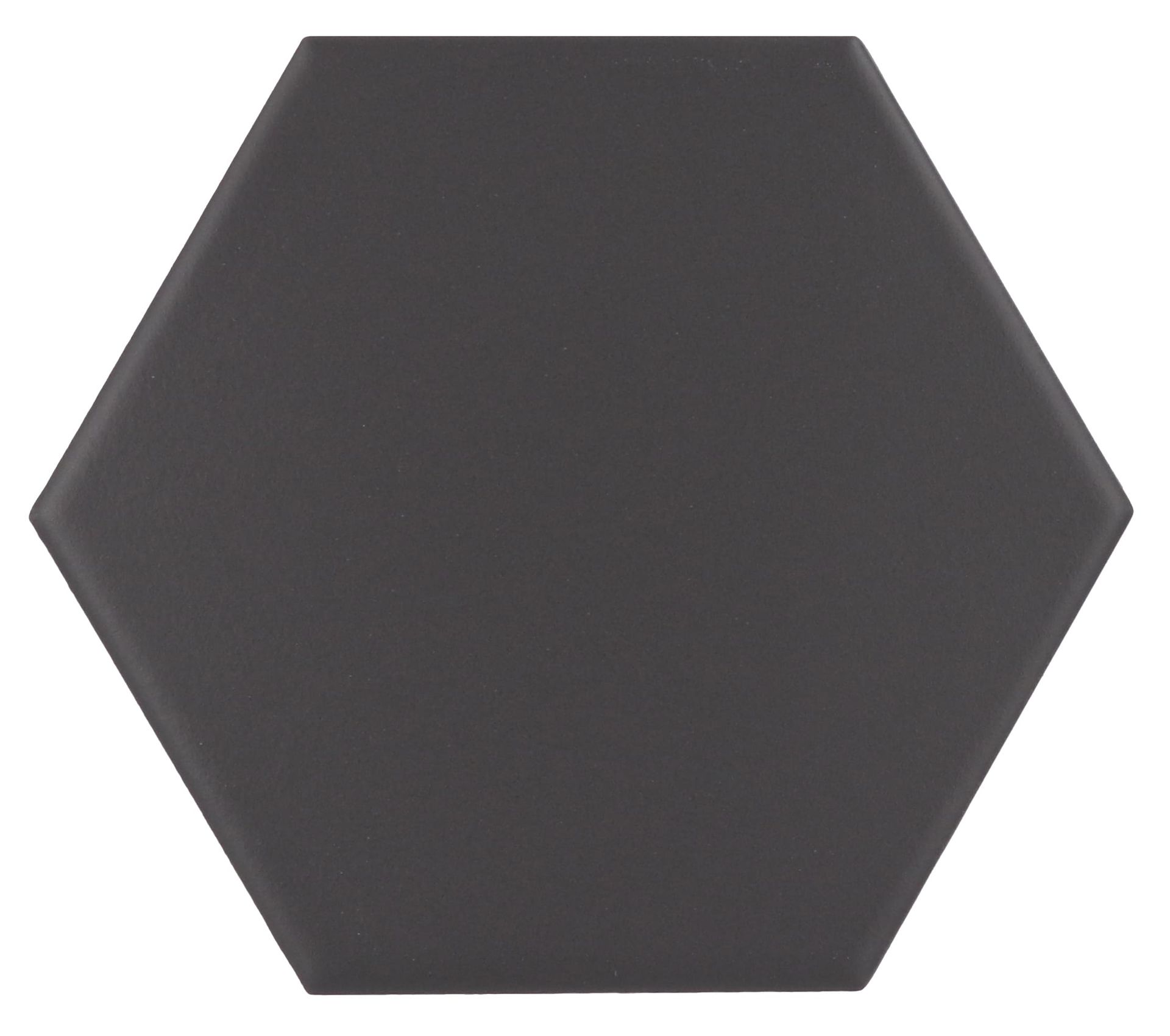 Bold matte black ceramic tile from the Kromatica collection for dramatic interiors
