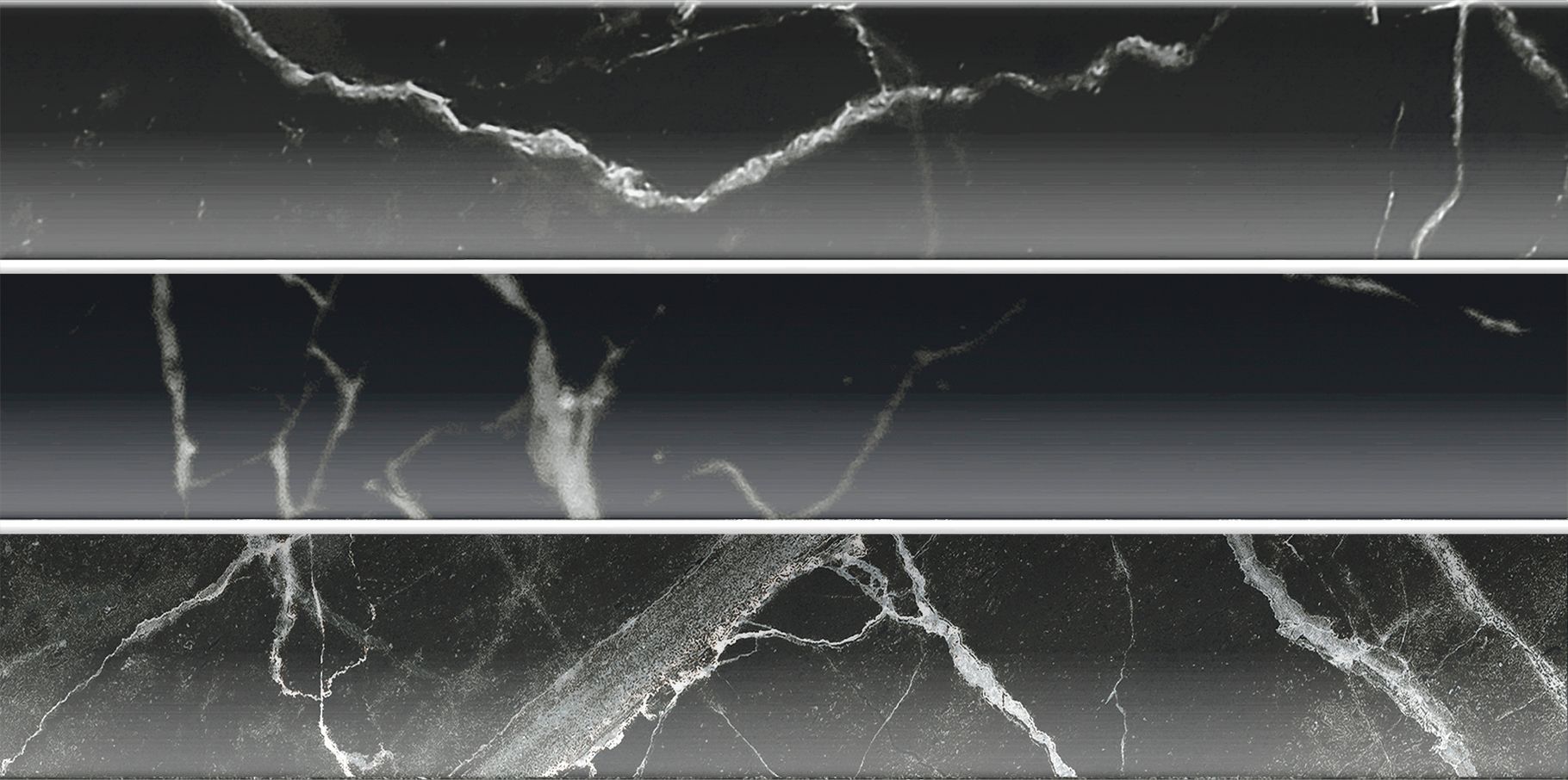 Argos Marquina tile, sleek black porcelain surface
