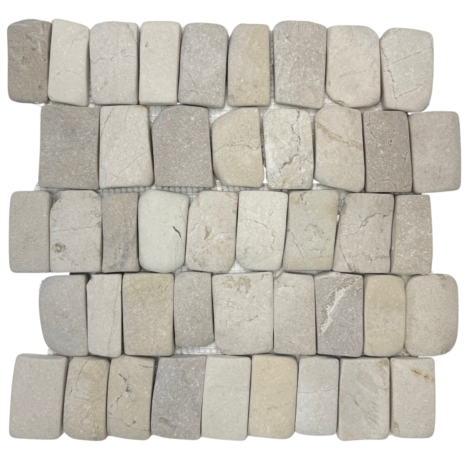 Lovina stacked pebble mosaic