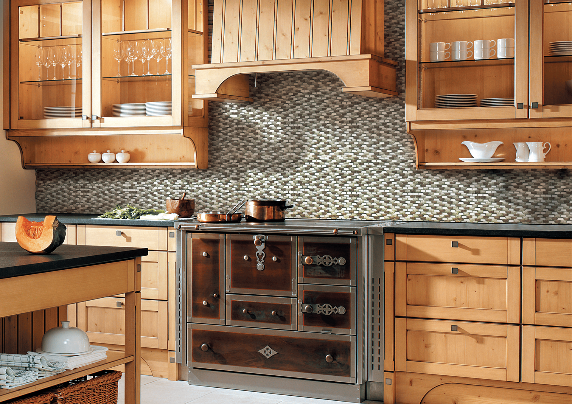 Messina mosaic tile with modern textures ideal for bold surfaces from your tile depot