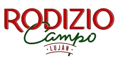 Logotipo de Rodizio Campo Luján en letras rojas y verdes sobre fondo blanco.