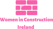 Pink logo reading