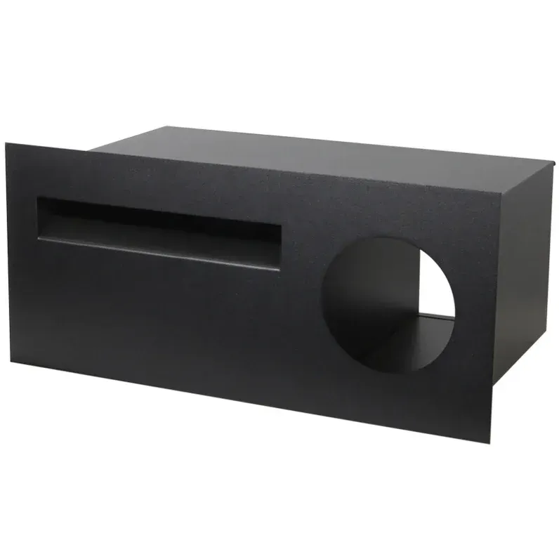 Windsor Fence/Brick Letterbox - Black — Quality Fences 4 U in Gympie, QLD
