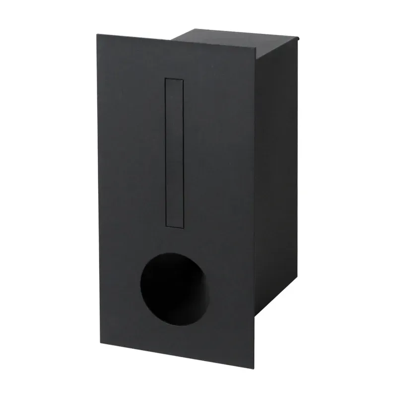 Hendon Fence/Brick Letterbox - Black — Quality Fences 4 U in Gympie, QLD