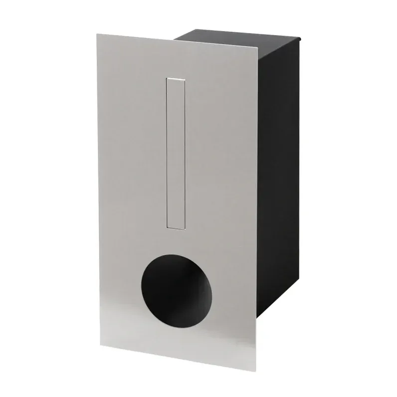 Hendon Fence/Brick Letterbox - Black — Quality Fences 4 U in Gympie, QLD