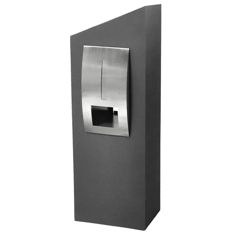 Monaco Pillar Letterbox - Grey — Quality Fences 4 U in Gympie, QLD