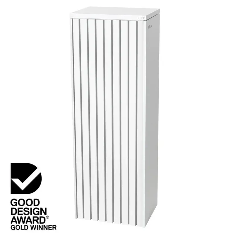 Noosa Parcel Pillar Letterbox - White — Quality Fences 4 U in Gympie, QLD