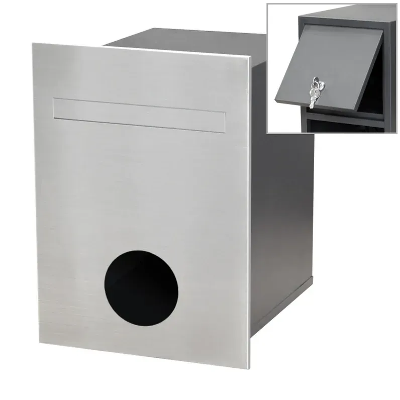 Monza Fence Letterbox - Charcoal — Quality Fences 4 U in Gympie, QLD