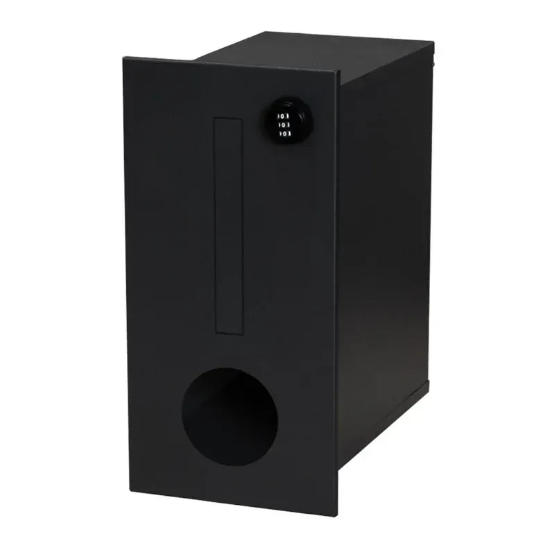 Amalfi Parcel Fence Letterbox - Black — Quality Fences 4 U in Gympie, QLD