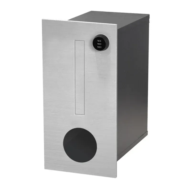 Amalfi Parcel Fence Letterbox - Charcoal — Quality Fences 4 U in Gympie, QLD
