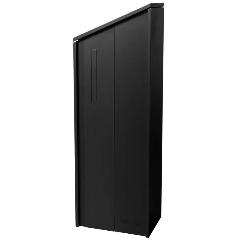 Como Parcel Pillar Letterbox - Black — Quality Fences 4 U in Gympie, QLD
