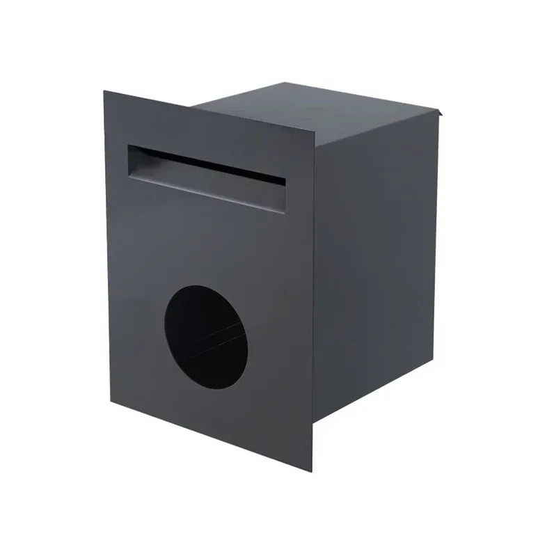 Soho Fence/Brick Letterbox - Charcoal — Quality Fences 4 U in Gympie, QLD