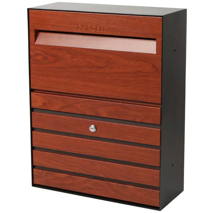Florence Parcel Large Wall Mount Letterbox - Merbau— Quality Fences 4 U in Gympie, QLD