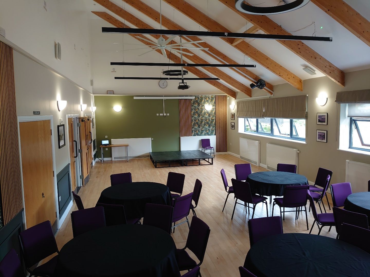 The new and improved main hall!