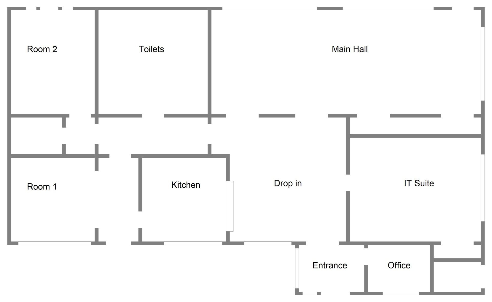 Community Centre floorplan