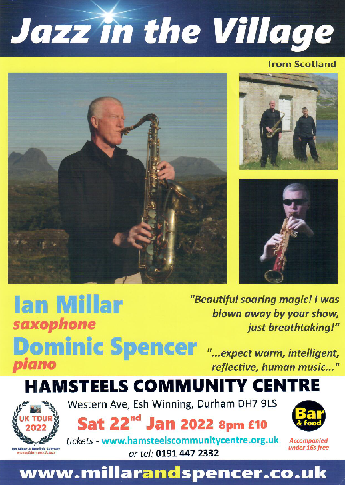Jazz in the Village poster Jazz in the village poster