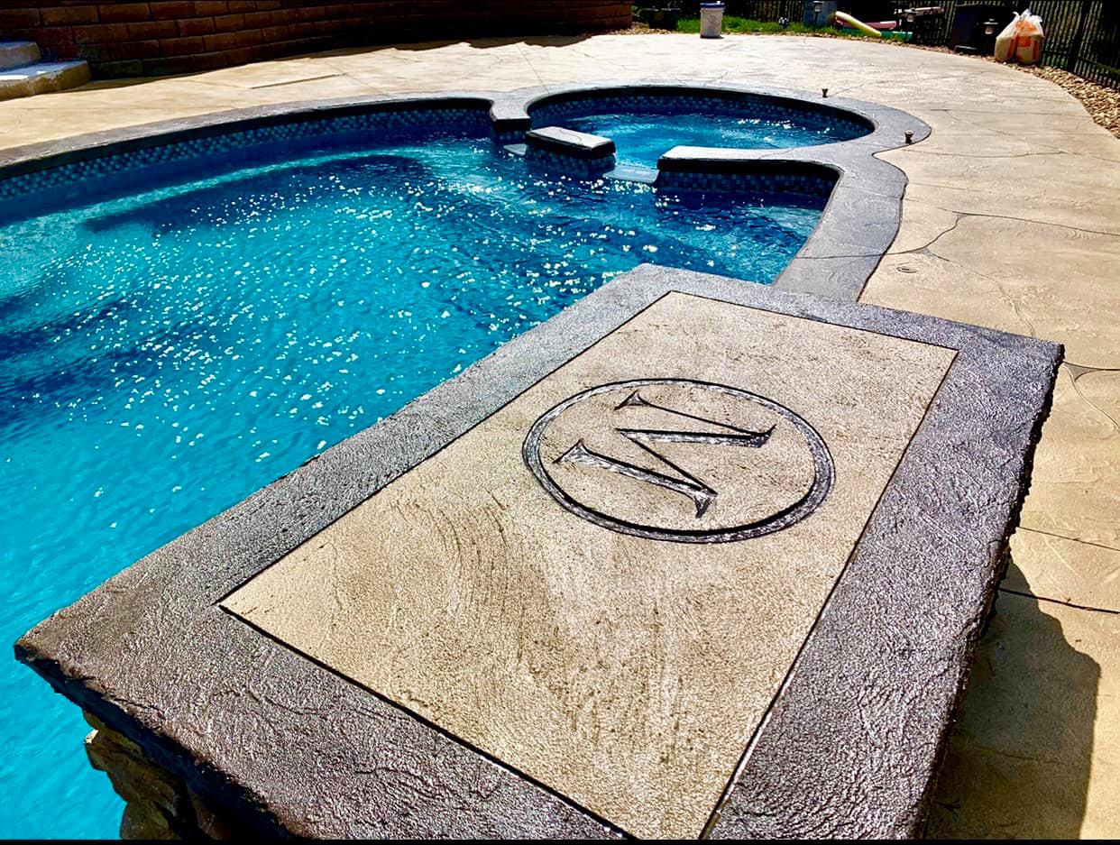 custom concrete engraving Nashville, TN